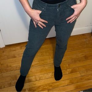 American Eagle Corduroy Stretch Trousers, Size 000